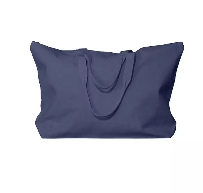 plant/Zippered canvas tote bag-2