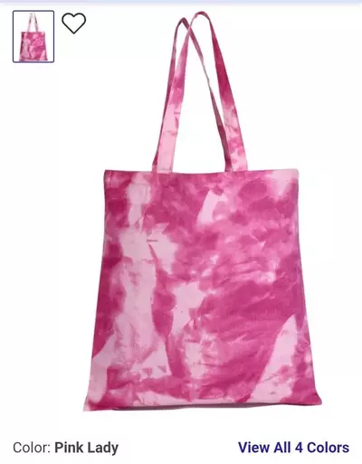 plant/Tie dye blank canvas tote bags-2-thumbnail