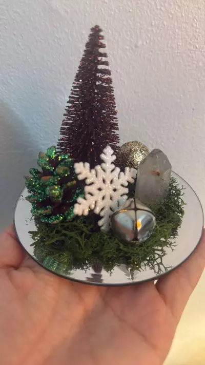 plant/Christmas mirror coaster-2-thumbnail