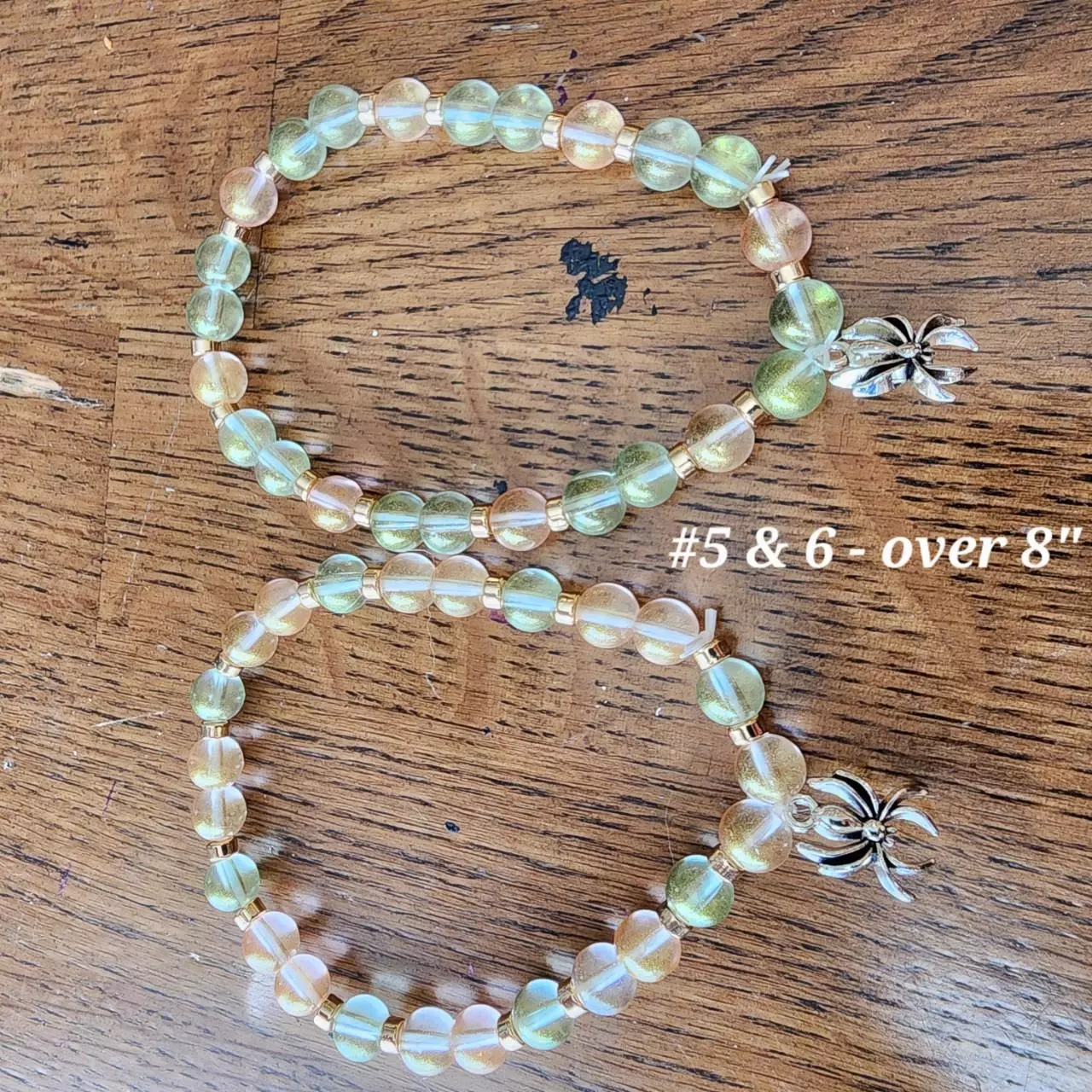 plant/Best friend spider bracelets #5&6-0