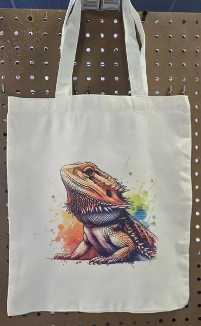 plant/Handmade Colorful Bearded Dragon Tote Bag-0-thumbnail