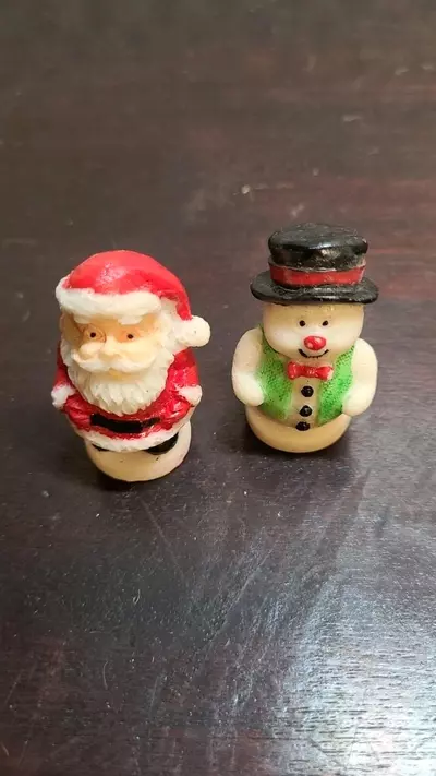 plant/Santa and Snowman Resin Decorations-0-thumbnail