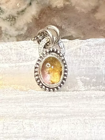 plant/Smooth watermelon tourmaline pendant-0-thumbnail