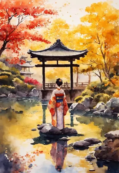 plant/Bonsai Garden Backdrop for Display 8”x10”-0-thumbnail