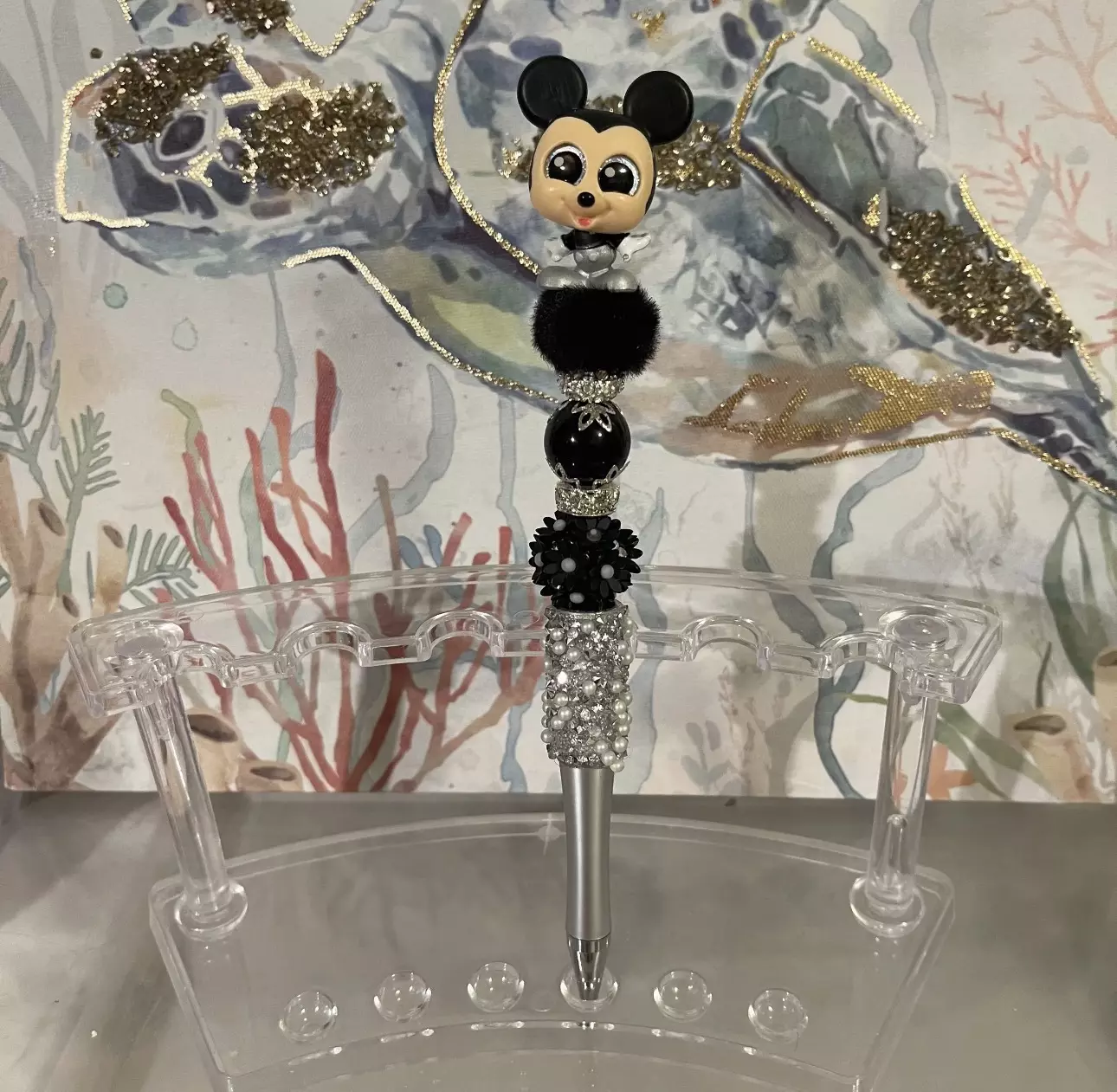 plant/Silver Mickey Mouse Pen-1