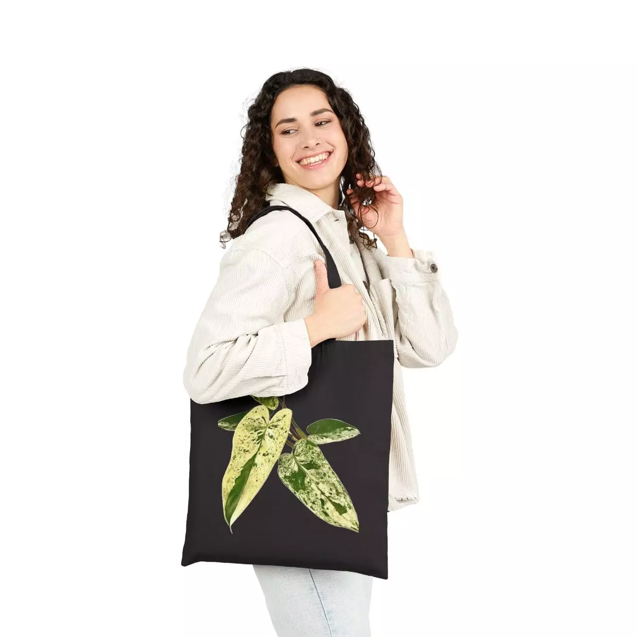 plant/Philodendron ilsemanii Canvas Tote Bag-1