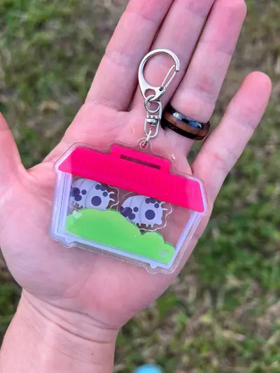 plant/Dairy Cow Keychain-0-thumbnail