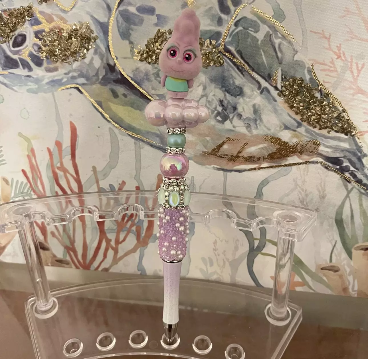 plant/Flocked Gale Cloud Pen-1