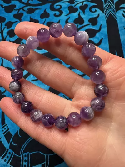 plant/8mm Amethyst bracelet-0-thumbnail