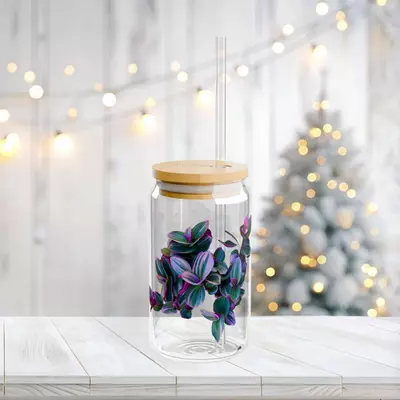 plant/'Tradescantia' Glass Sipper-0-thumbnail