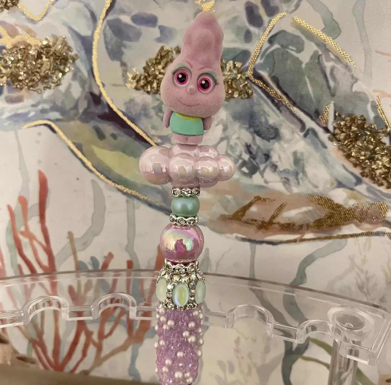 Flocked Gale Cloud Pen