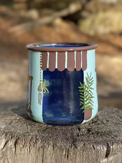 plant/Hand painted prop jar-0-thumbnail
