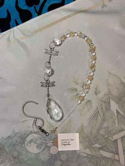 plant/Dragonfly SC with citrine and clear Quartz-0-thumbnail