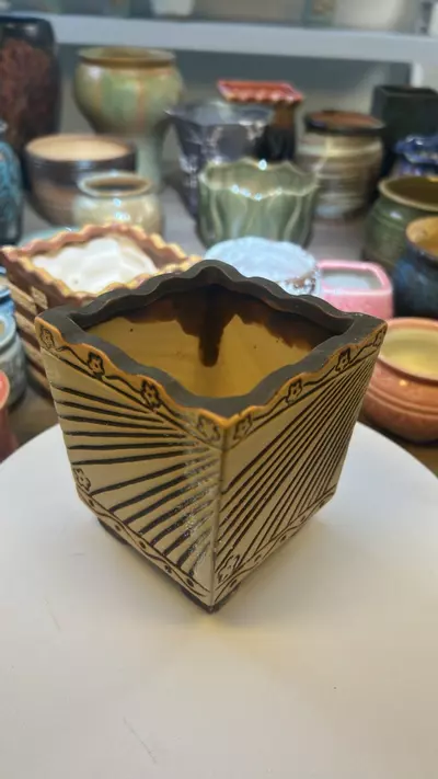 plant/No.87 Square pot with lines-0-thumbnail