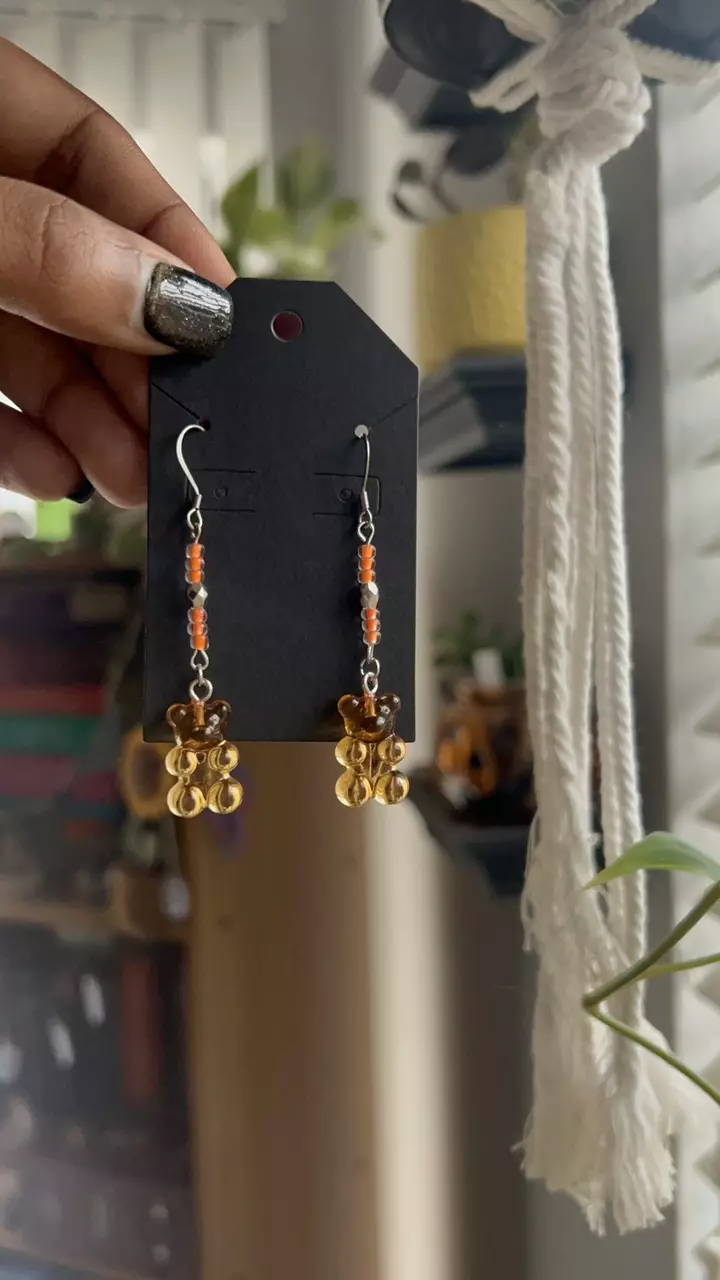 plant/Gummy Bear Earrings-0