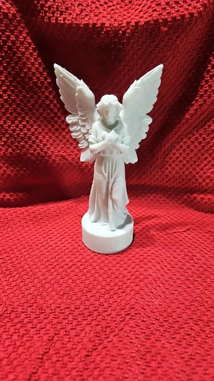 plant/3d printed Angel Statue 6 inches tall-0
