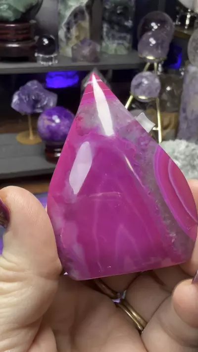 plant/Dyed Moss Agate teardrop-2-thumbnail