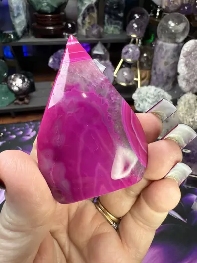 plant/Dyed Moss Agate teardrop-0-thumbnail