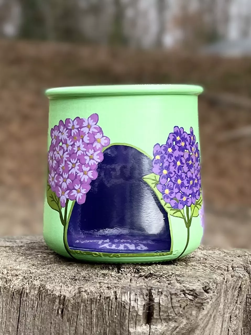 plant/Handpainted prop jar-1