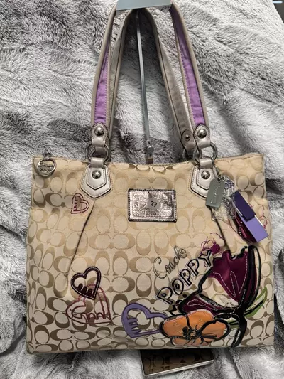 plant/Coach poppy tote-0-thumbnail
