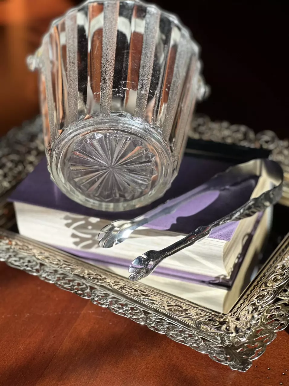 plant/Ice Bucket & Tongs-1