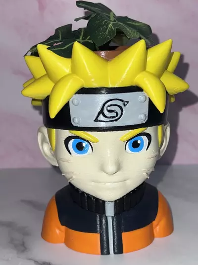 plant/Naruto Flower Succulent Pot Planter 3D Printed Hand Painted WYSIWYG-0-thumbnail