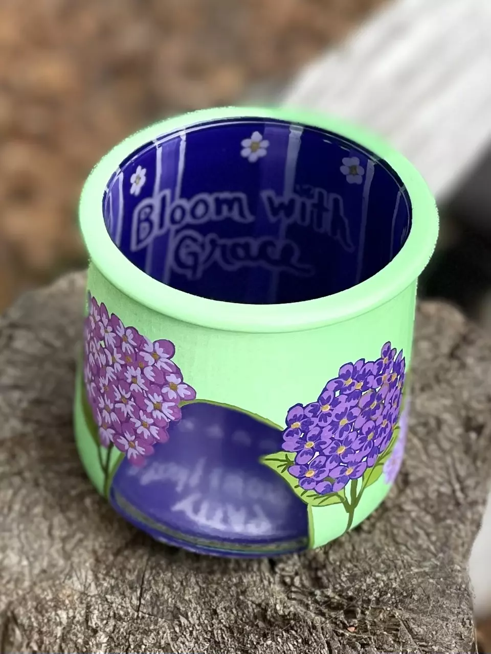 plant/Handpainted prop jar-0