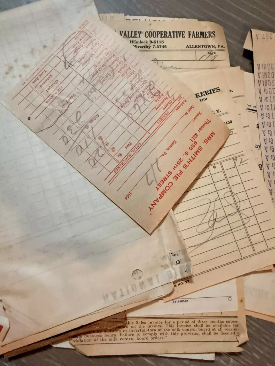 free_shipping/Vintage Receipts Random 5 pack-0