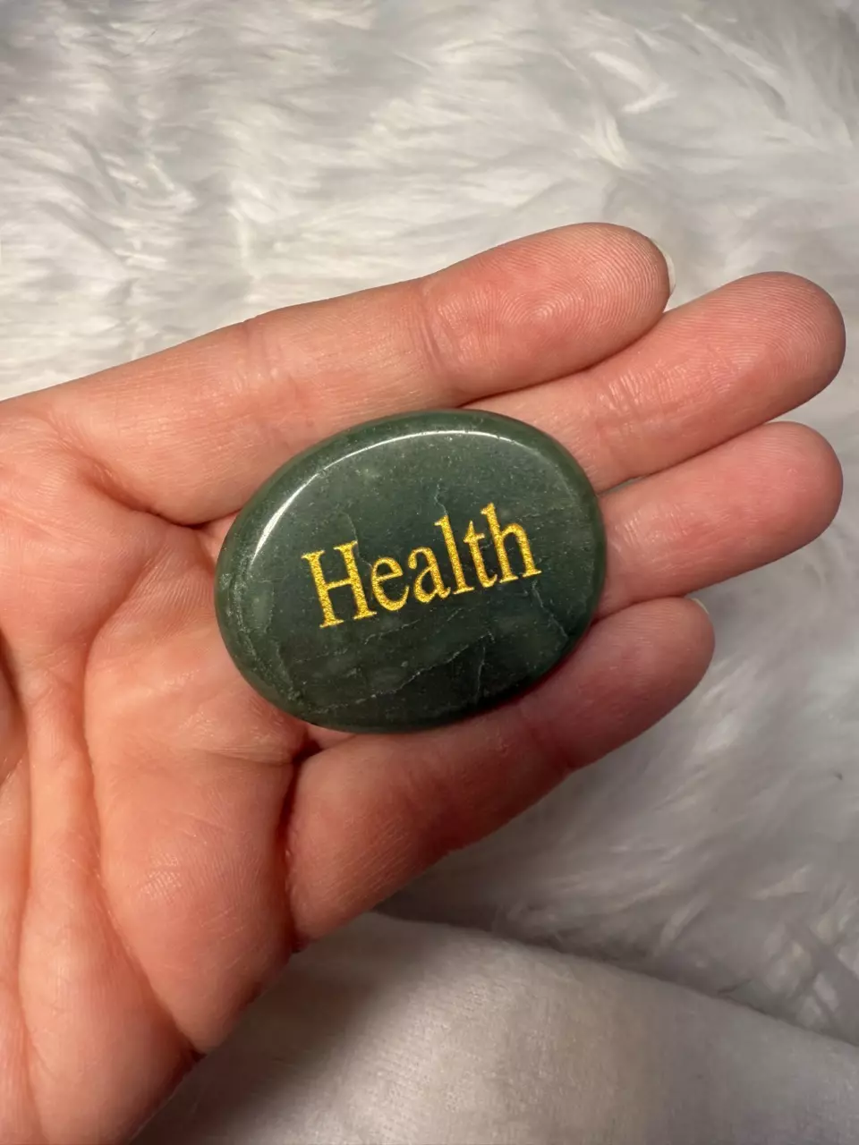 plant/Green aventurine pocket stone-0