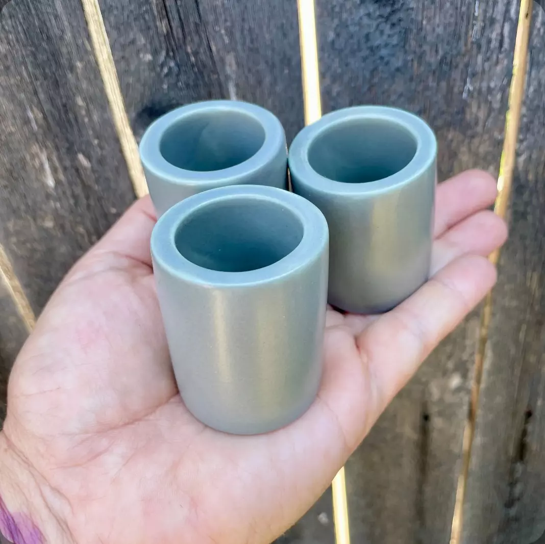 plant/Gray Pixie Pots - set of 3-0