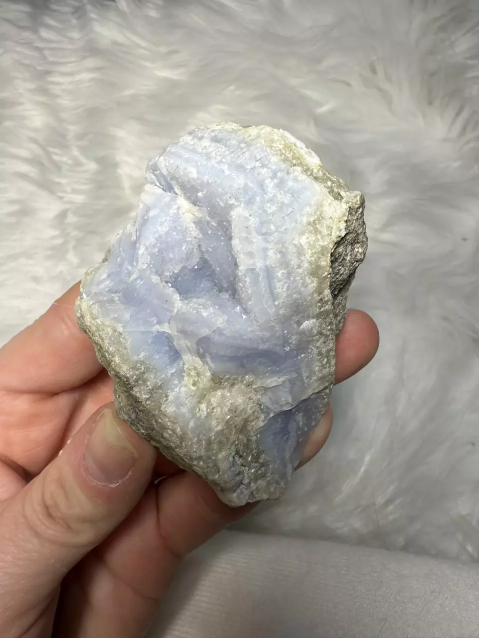 plant/Druzy blue lace agate-0
