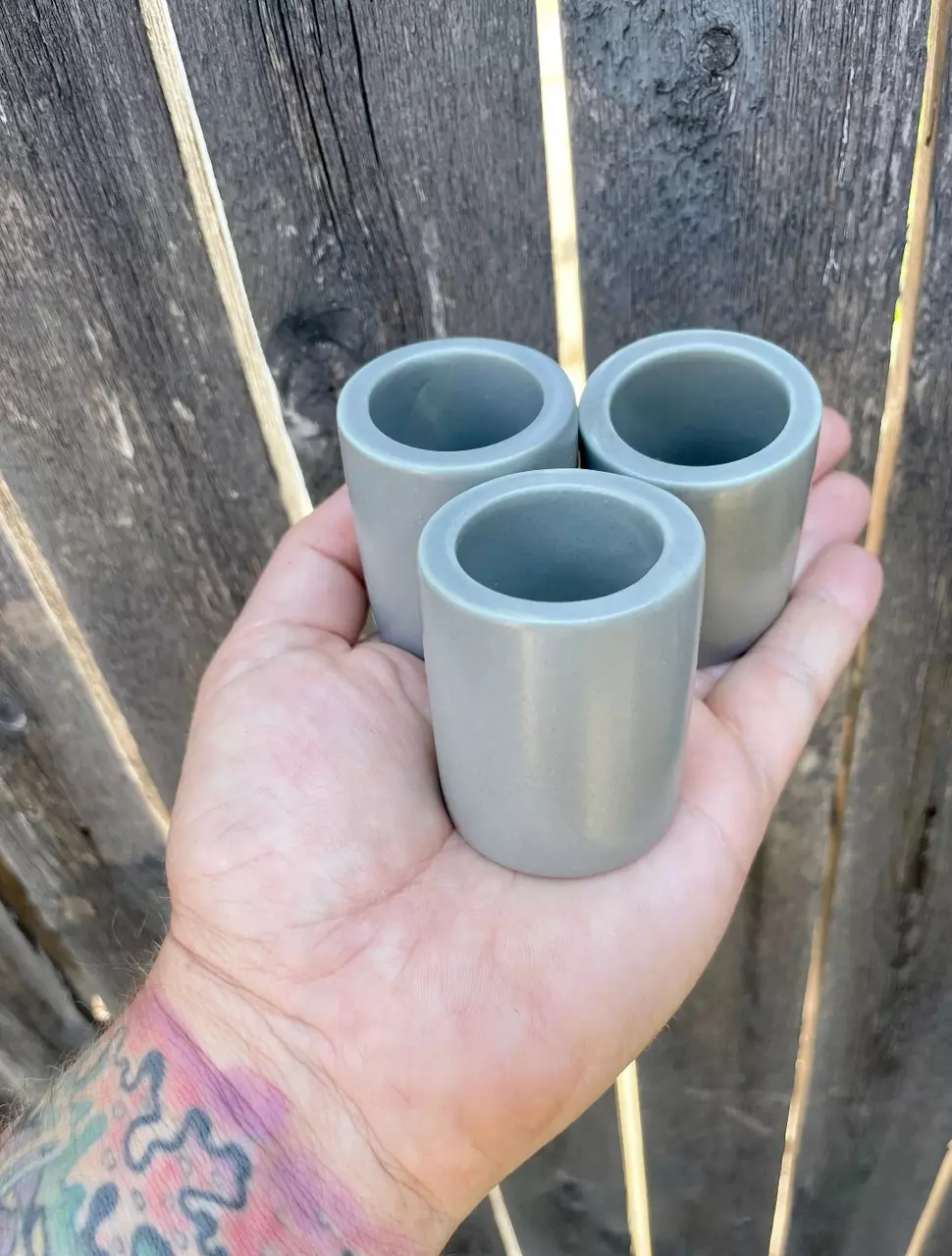 plant/Gray Pixie Pots - set of 3-1