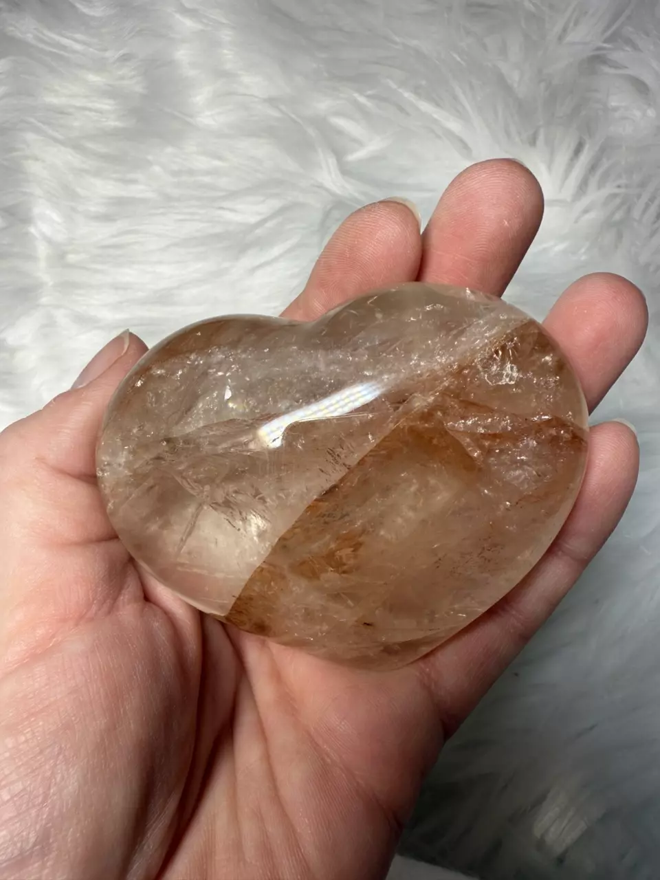 plant/Fire quartz heart-0