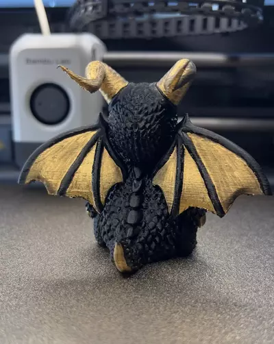 plant/Farquaad Dragon Plant Buddy (Hand Painted)-2-thumbnail