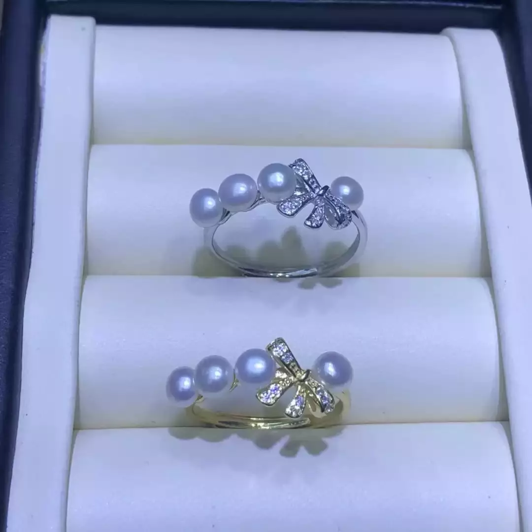 plant/S925 ring accessories no pearls including-1