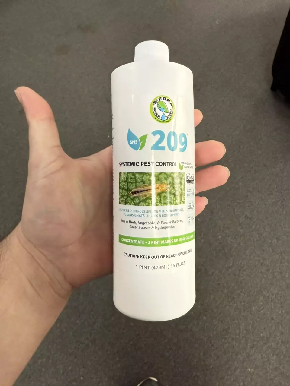 plant/SNS 209 liquid  systemic pest control 1 pt-0