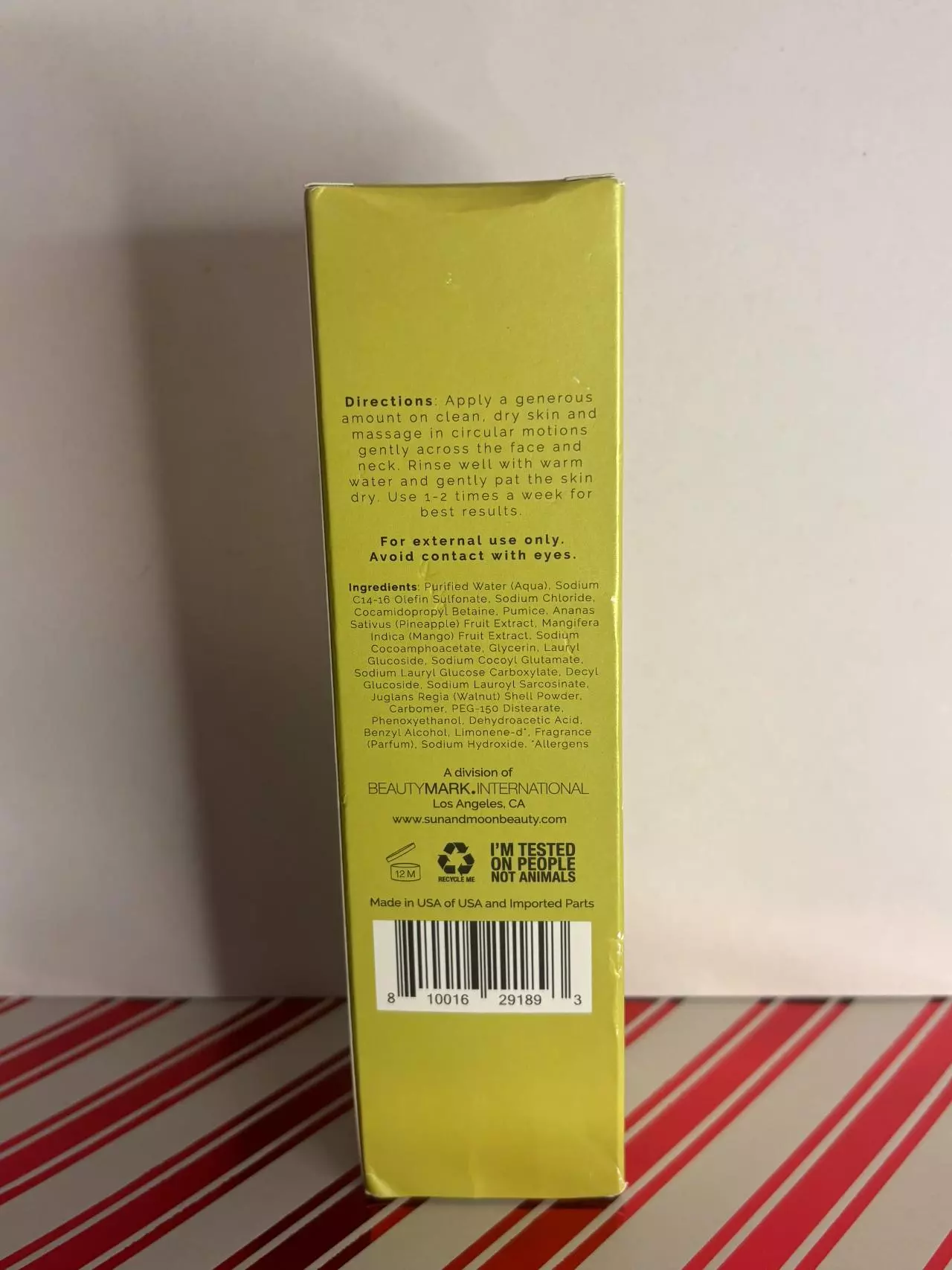 plant/Sunny Daze Glisten-Glow Facial Gel Enzyme Scrub-1