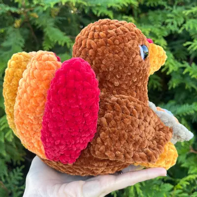 plant/🦃🥧PDF CROCHET PATTERN: Thanksgiving Turkey! (NOT a physical product!)-5-thumbnail
