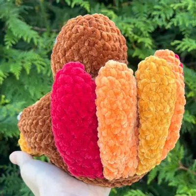 plant/🦃🥧PDF CROCHET PATTERN: Thanksgiving Turkey! (NOT a physical product!)-7-thumbnail
