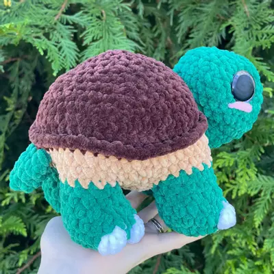 plant/🐢(No Sew) PDF CROCHET PATTERN: Larry the Land Turtle! (NOT a physical product!)-5-thumbnail