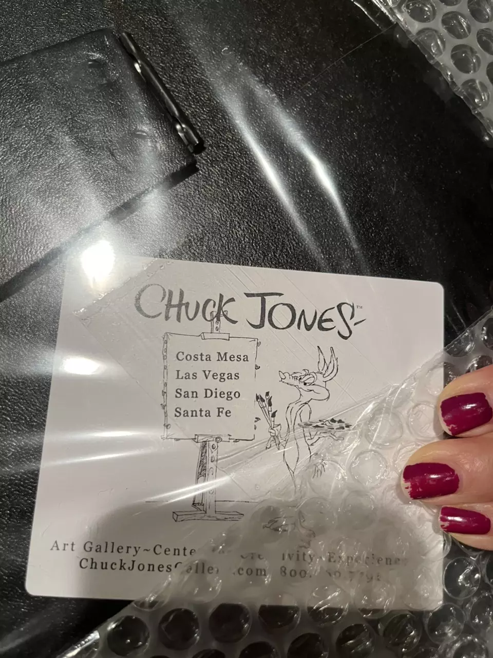 plant/Bugs Bunny Chuck Jones art Limited Edition Serigraph black frame MINT-3