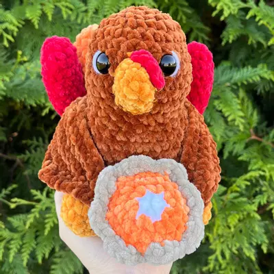 plant/🦃🥧PDF CROCHET PATTERN: Thanksgiving Turkey! (NOT a physical product!)-1-thumbnail