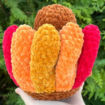 plant/🦃🥧PDF CROCHET PATTERN: Thanksgiving Turkey! (NOT a physical product!)-8-thumbnail