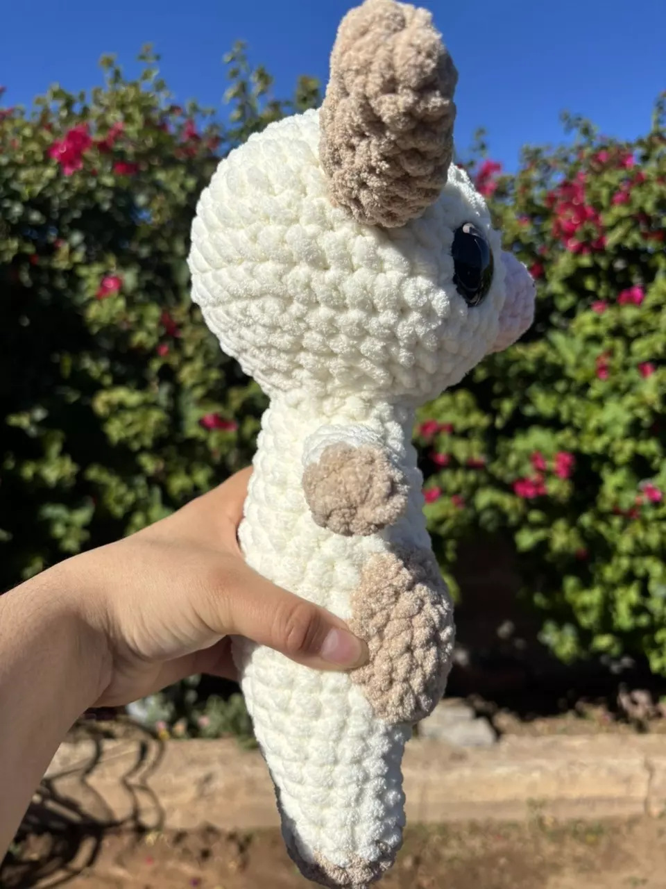plant/Crochet Jumbo Cow Plushie-1