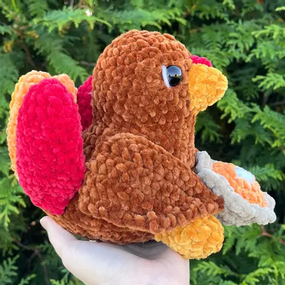 plant/🦃🥧PDF CROCHET PATTERN: Thanksgiving Turkey! (NOT a physical product!)-3-thumbnail