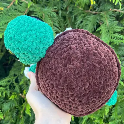 plant/🐢(No Sew) PDF CROCHET PATTERN: Larry the Land Turtle! (NOT a physical product!)-8-thumbnail