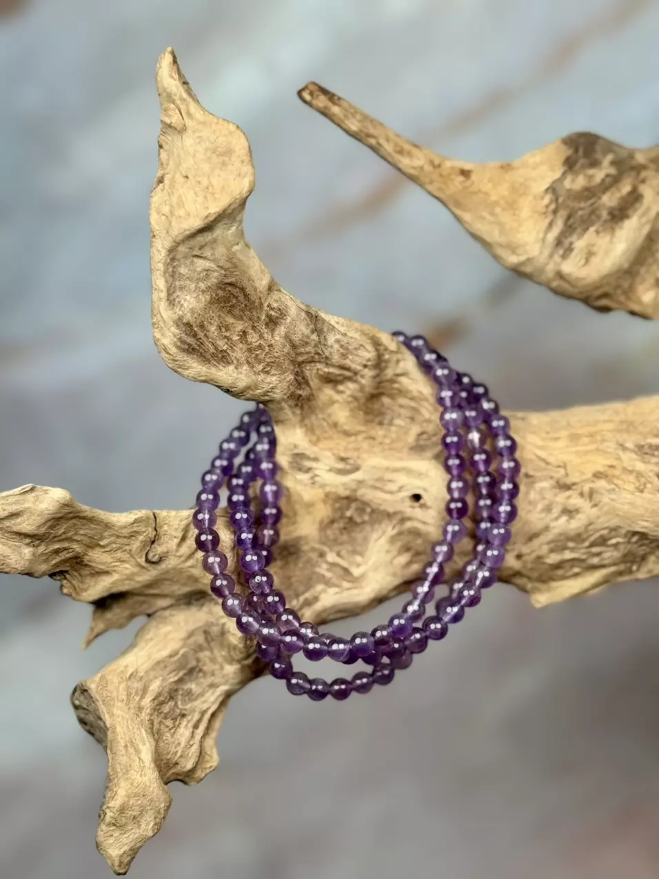 plant/amethyst AA 4mm (handmade)-0