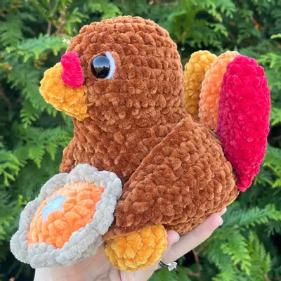 plant/🦃🥧PDF CROCHET PATTERN: Thanksgiving Turkey! (NOT a physical product!)-4-thumbnail