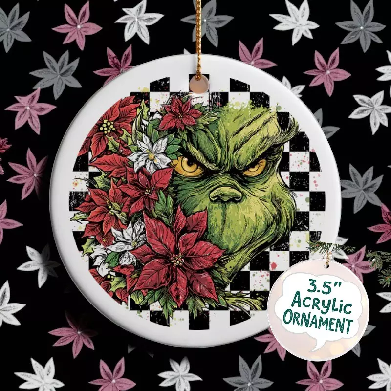 plant/Poinsettia Grin Ornament-0