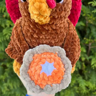 plant/🦃🥧PDF CROCHET PATTERN: Thanksgiving Turkey! (NOT a physical product!)-6-thumbnail